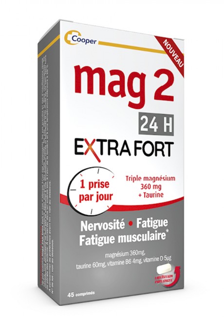 Mag 2 24H Extra Fort 360mg 45 Comprimés